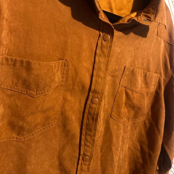 Fringe Western Cowboy Button Down, Size S - Picture 3 of 3